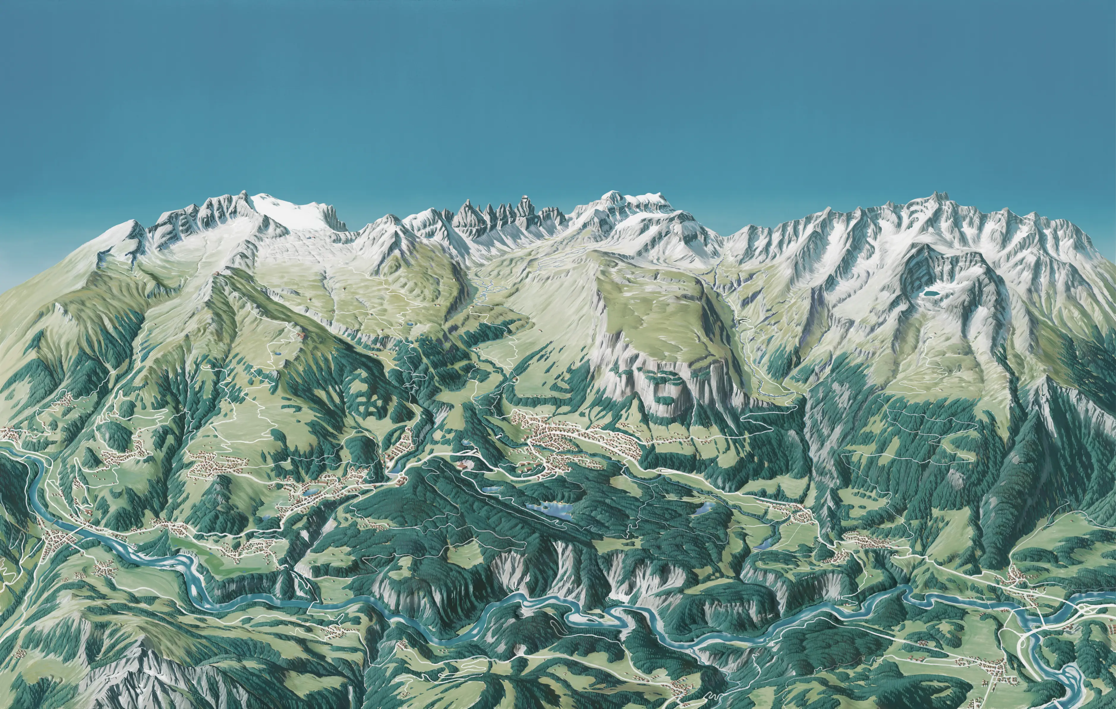 La carte d’été illustrée de LAAX